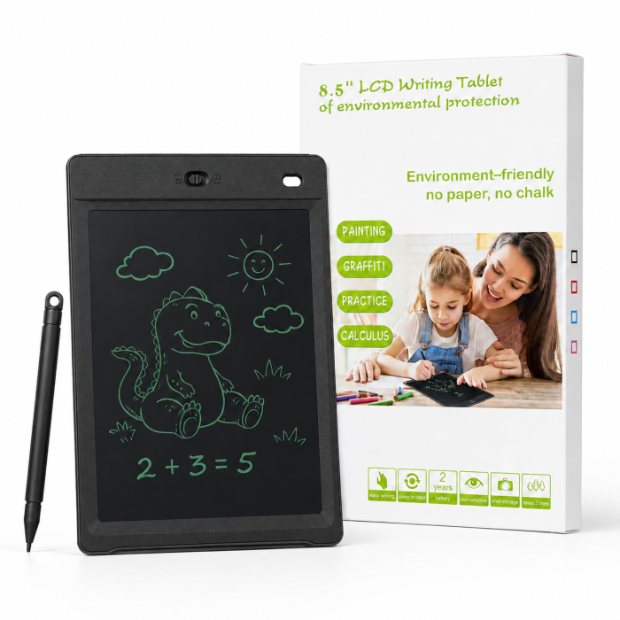 Дитячий LCD планшет для малювання 8,5 дюйма чорний