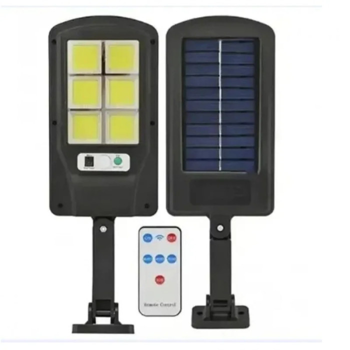 Вуличний ліхтар на стовп, підвісний  solar street BK120-6COB з датчиком руху