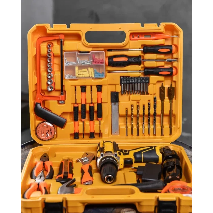 Ударний шурупокрут із набором інструментів 12V tools with