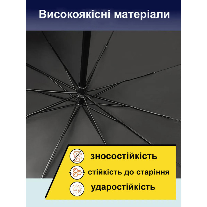 Сонцезахисна парасолька-шторка для авто 135х75 см